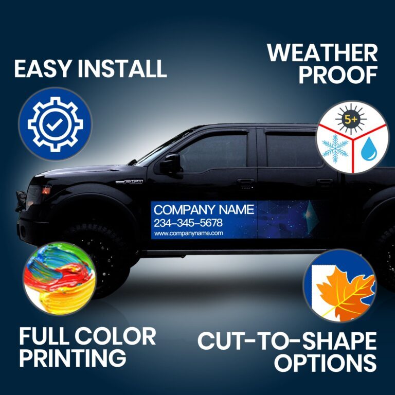 Anley Custom Car Vinyl Lettering – Personalized Text Letter Decals Sticker