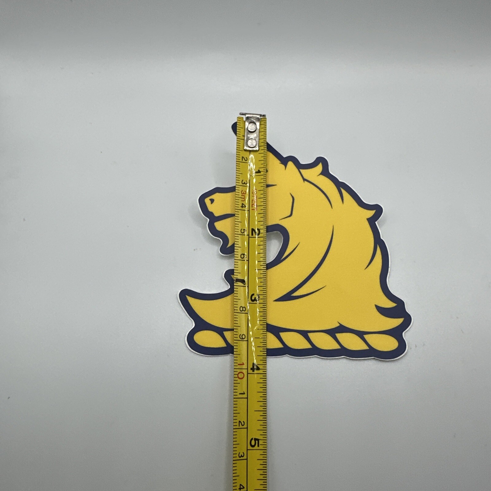 Boston Marathon Yellow Unicorn Decal Rare