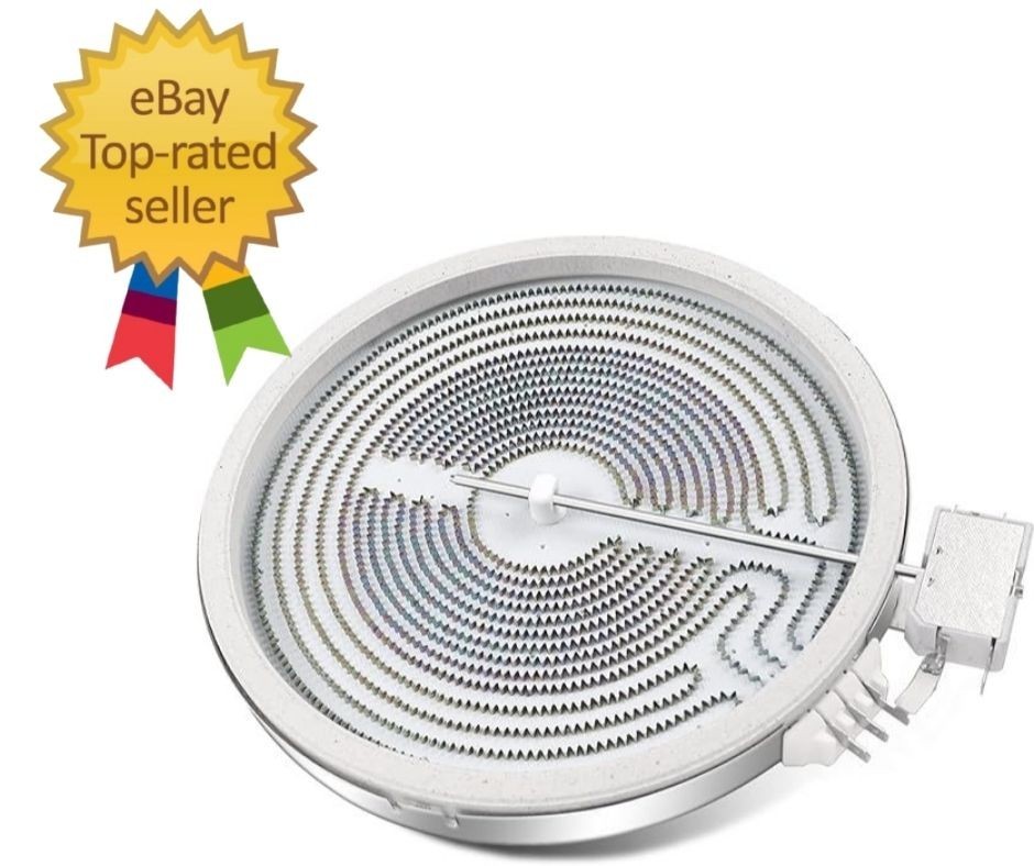 Upgraded 9in Dual Range Radiant Surface Element Compatible with GE Range radi…