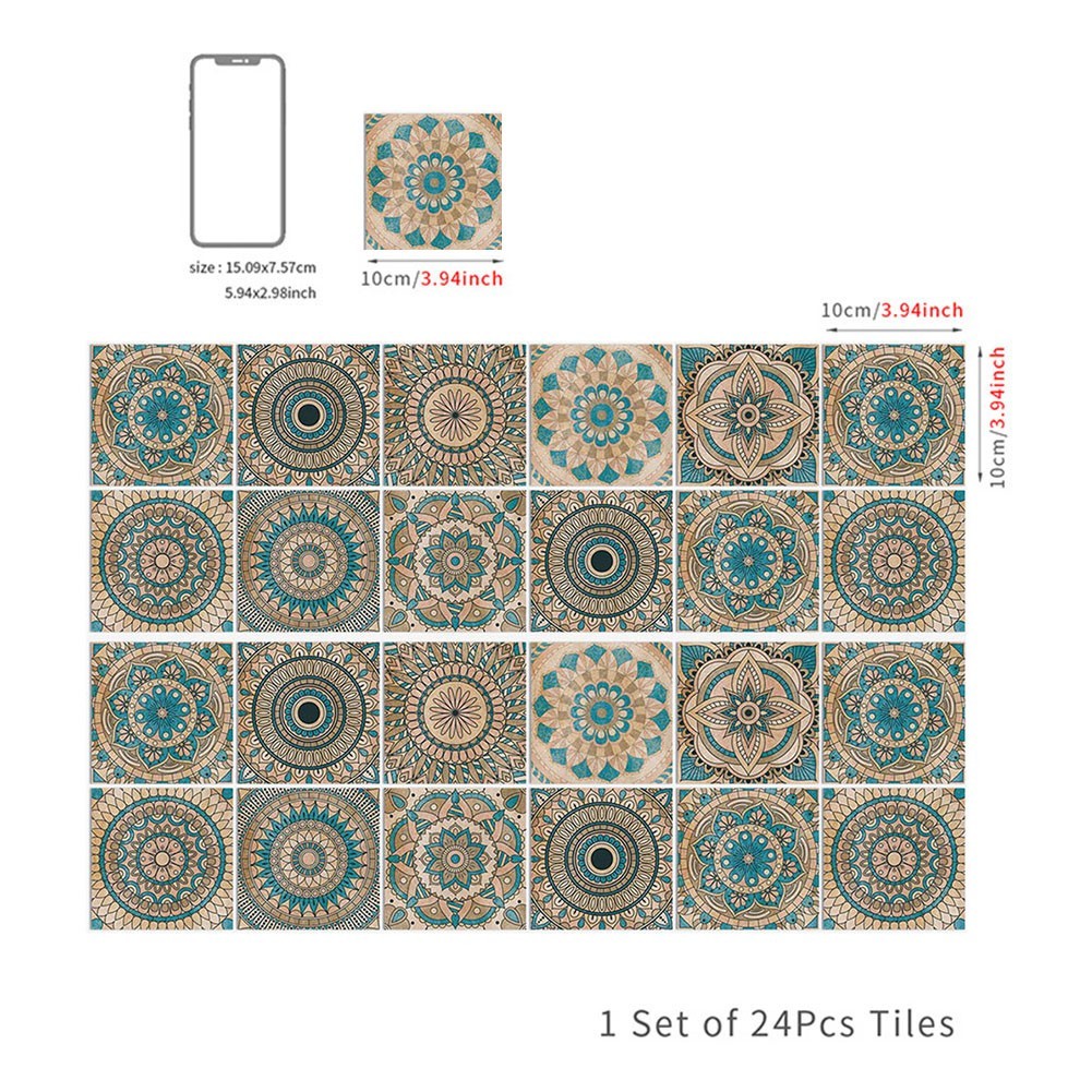 Oil Proof and Scratch Resistant for TILE Stickers for Kitchen and Bathroom Walls