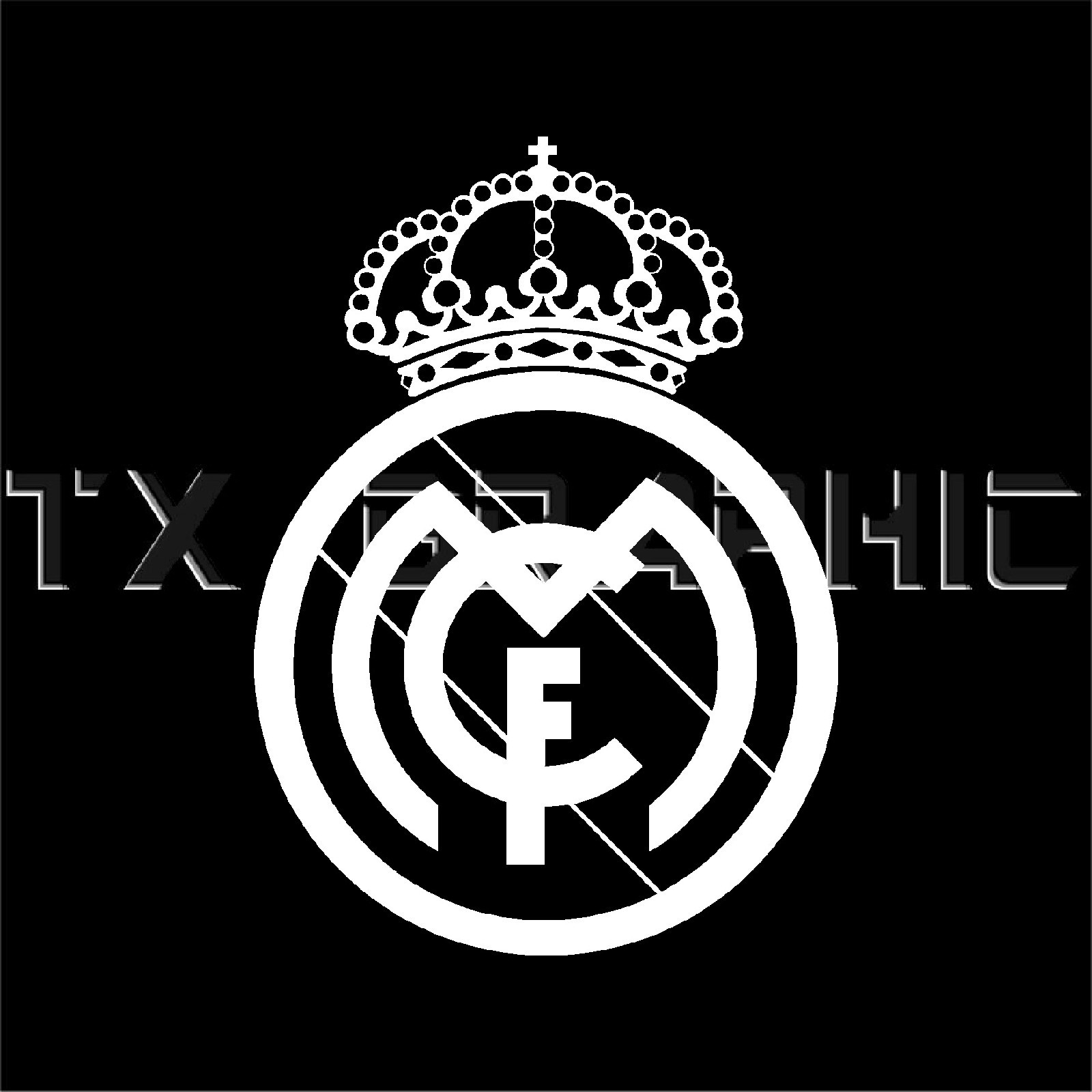 REAL MADRID DECAL STICKER CALCOMANIA FOTBOL SOCCER SPANISH LA LIGA PRIMERA
