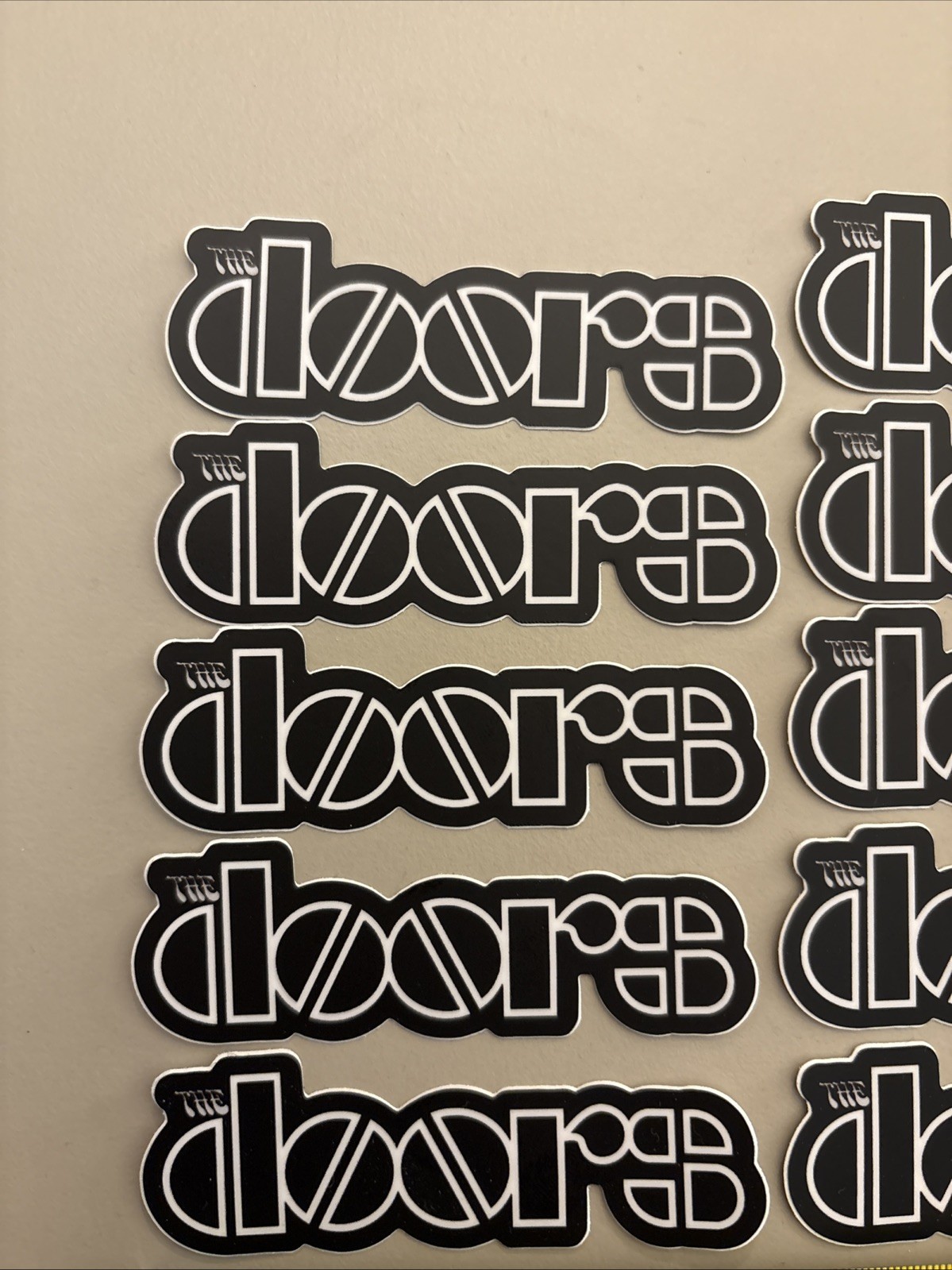 The Doors – Decal band – 10 Pc Sticker Pack High Quality Dishwasher Safe Mug Car