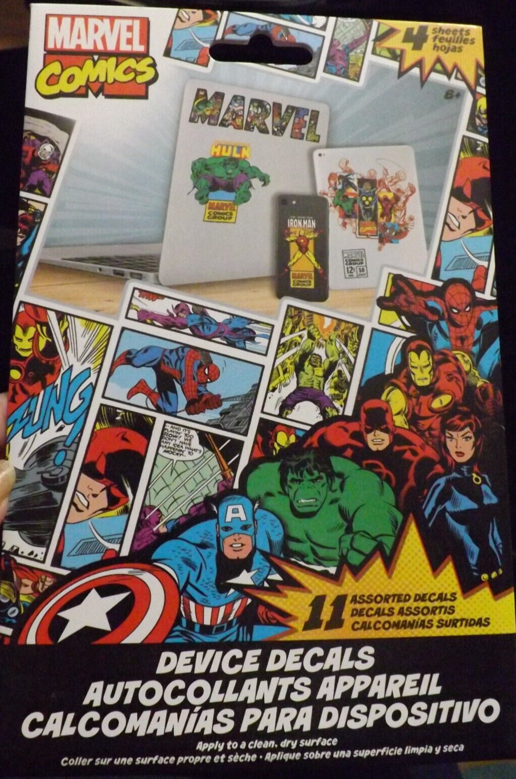 11 NEW MARVEL SUPERHEROS device decals stickers decoration