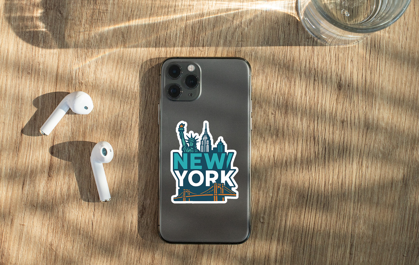 New York Sticker Decal Vinyl Die-Cut City Skyline Landmark Design