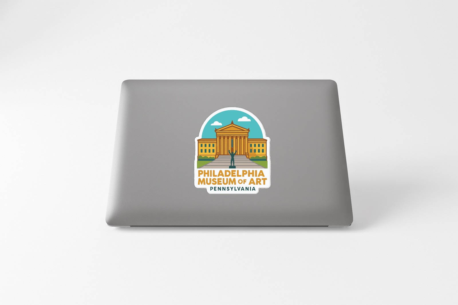 Philadelphia Museum of Art Sticker Decal Vinyl Die-Cut Symbolic Landmark Design