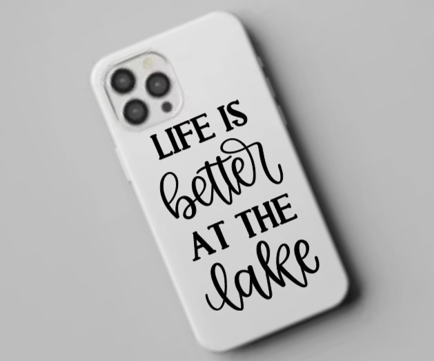 Life Is Better At The Lake Vinyl Decal Bumper Sticker Car Truck Window Wall Art