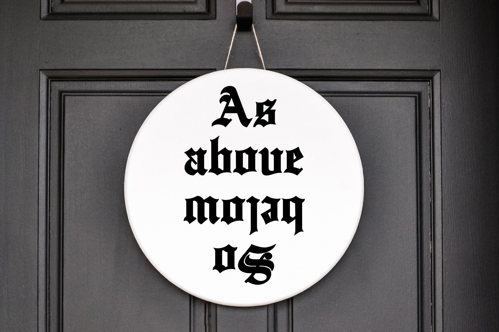 As Above So Below Vinyl Decal V2 Occult Hermetic Esoteric Symbol Sticker