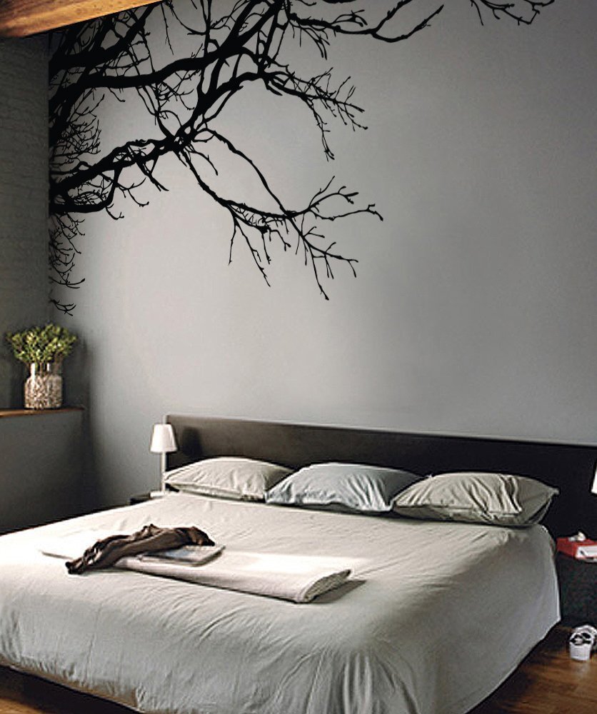 Stickerbrand Vinyl Wall Decal Sticker Large Tree Top Branches for Nursery #444