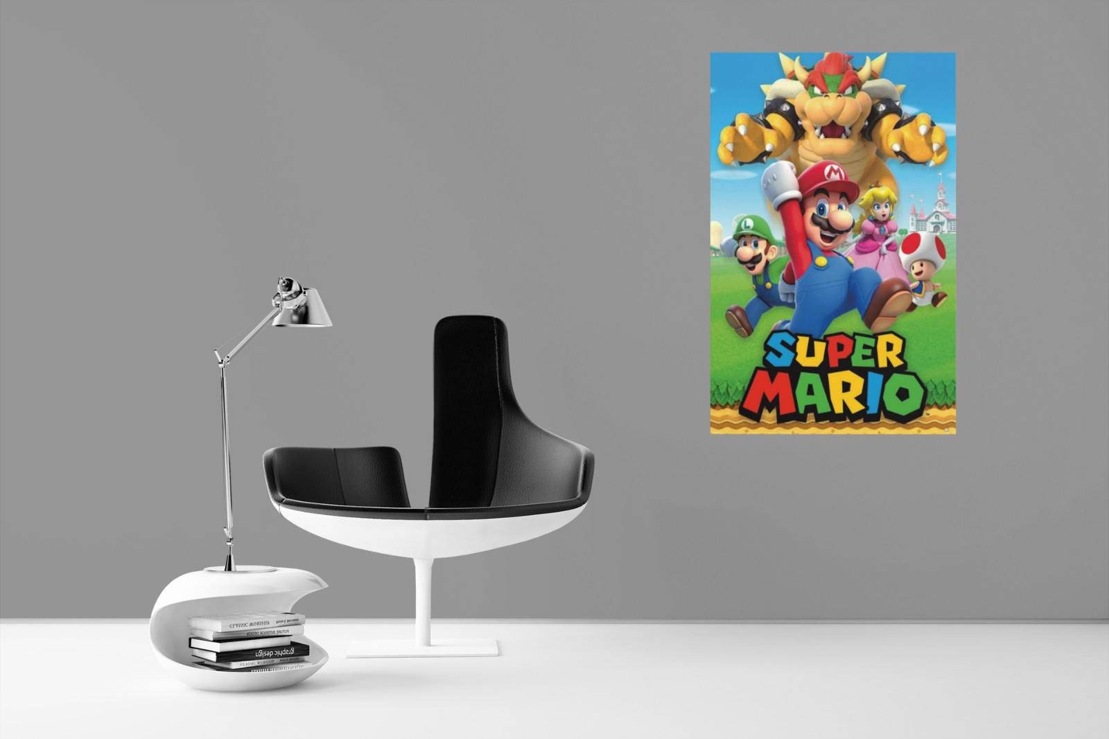 SUPER MARIO Wall Vinyl Decal Poster Graphic Print Removable Adhesive Backing