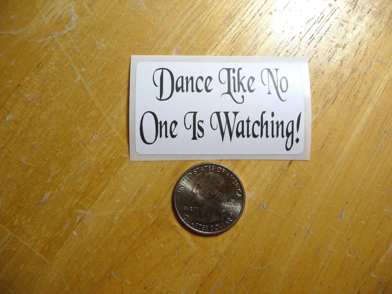 DANCE LIKE NO ONE IS WATCHING DANCING STICKER DECAL 1 – 50 BULK PACK FUNNY