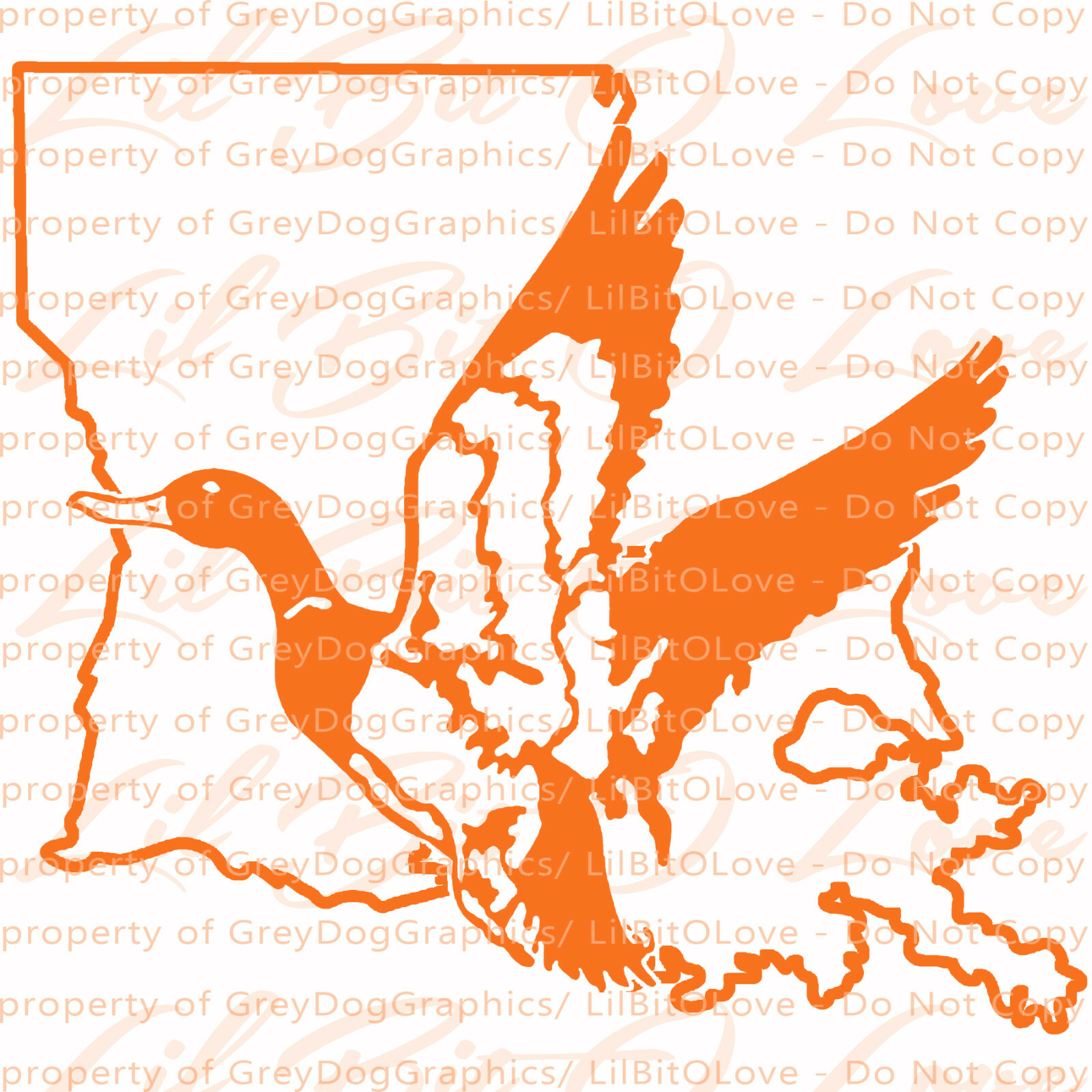 Solid Color Louisiana Duck Hunter Hunting Vinyl Decal Sticker Water Fowl