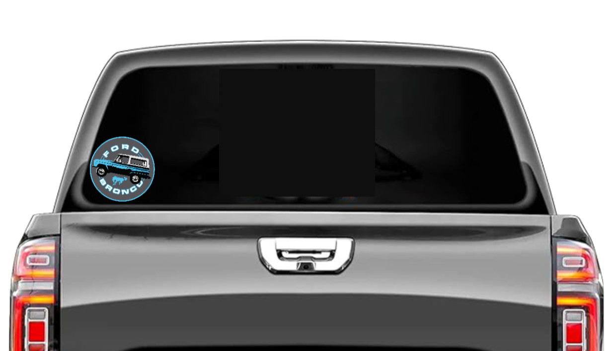 Car Classics "Ford Bronco" – 4" Vinyl Decal Sticker Handcrafted Car Truck 2025-2