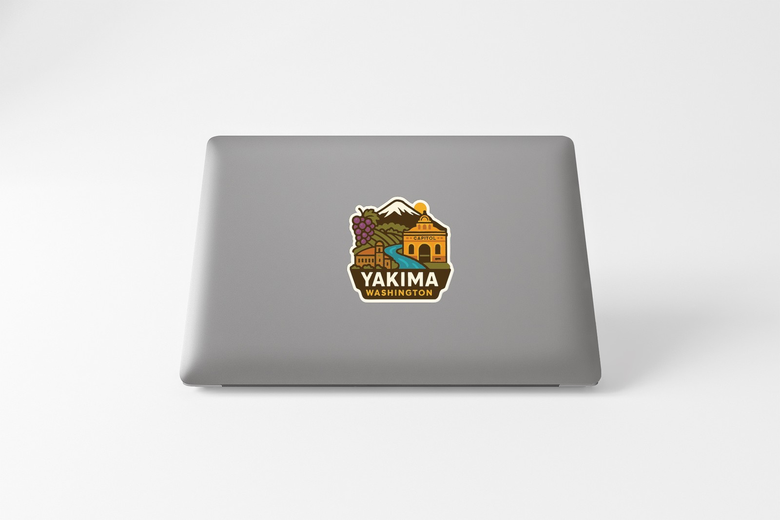 Yakima Washington Sticker Decal Vinyl Die-Cut City Skyline Landmark Design