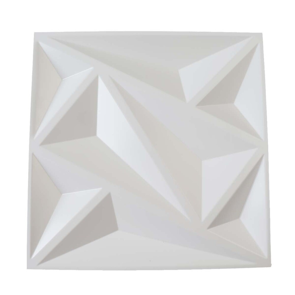 12pcs 3D PVC Wall Panels Wallpaper Fireproof Waterproof Cover to 35 Sq.ft