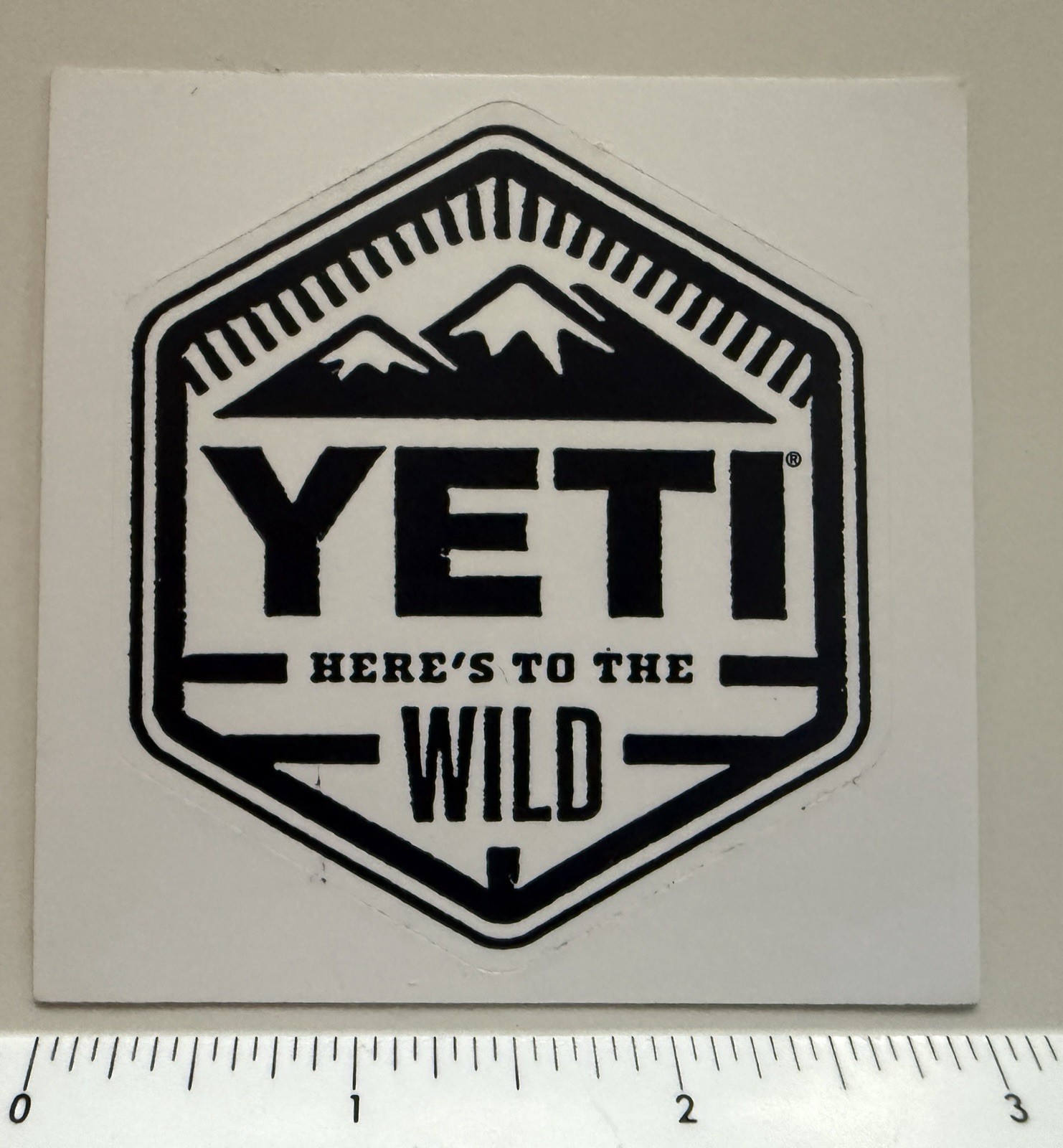 2 New Authentic YETI Logo Sticker Decals