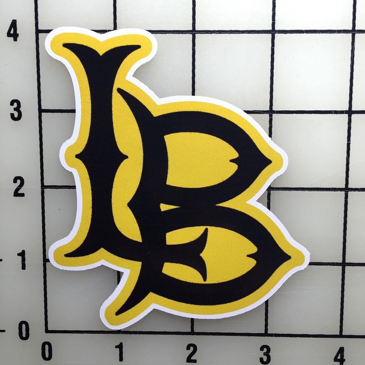 Long Beach State 4" Tall Color Vinyl Decal Sticker BOGO