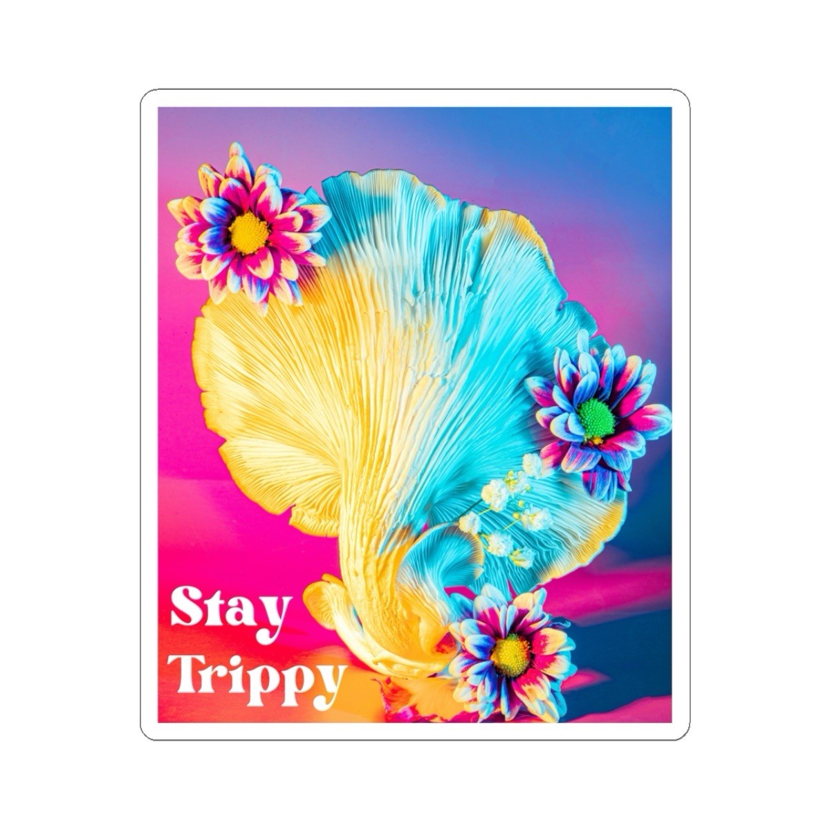 Trippy Mushroom Sticker Pack | Perfect for Water Bottle Phone Case Laptop | 5 PK