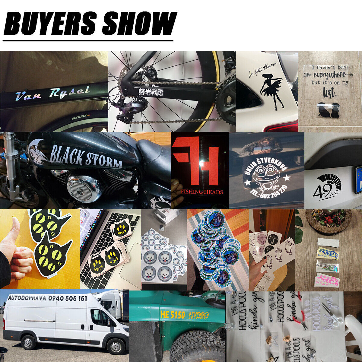 2X Custom Your Text Vinyl Lettering Stickers DIY Decal Personalized Car Decor