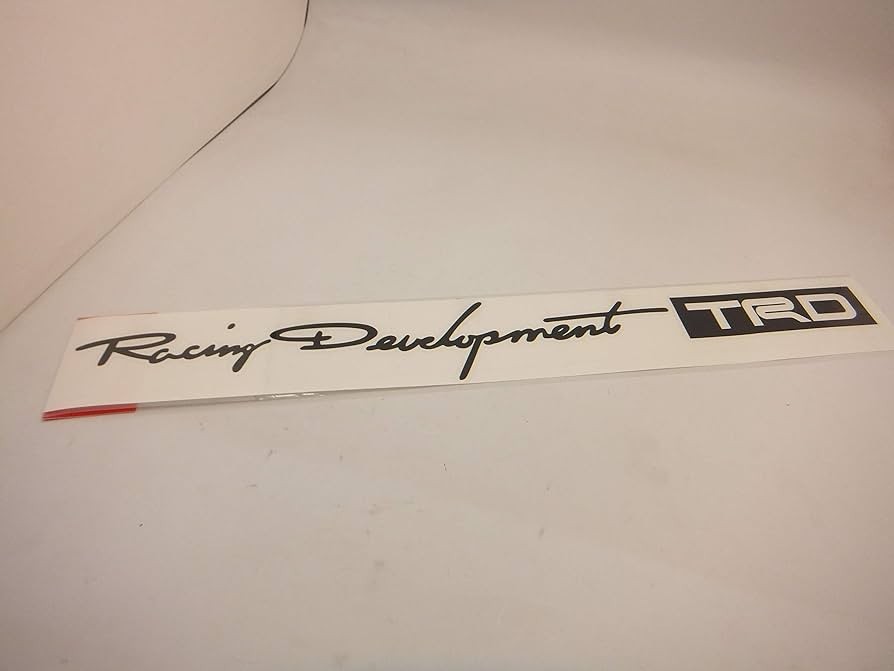 TRD Aftermarket RACING DEVELOPMENT Decal Vinyl Sticker for TOYOTA 08231-SP170