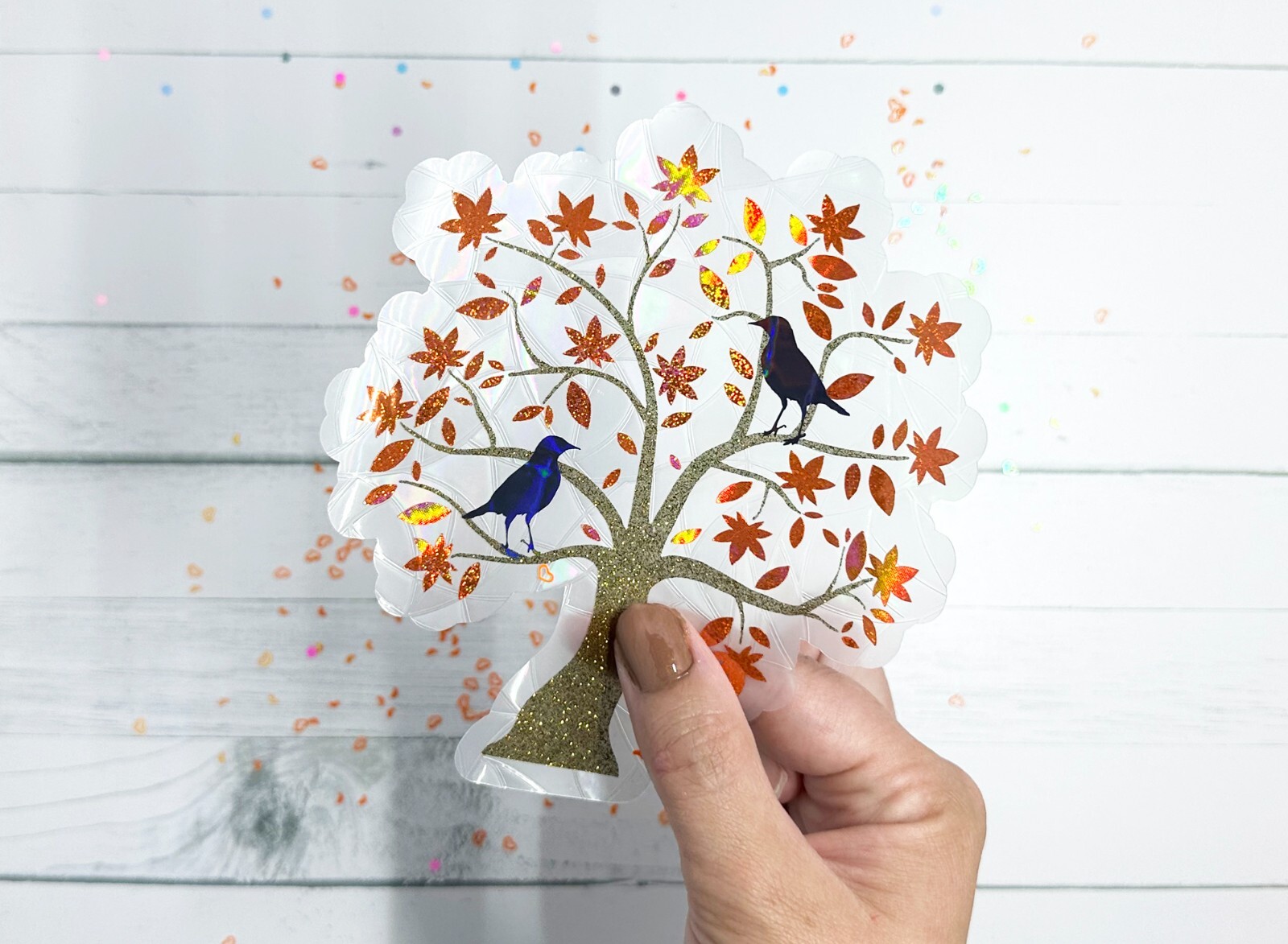 Tree Window Cling Suncatcher Decal Rainbow Maker Prism