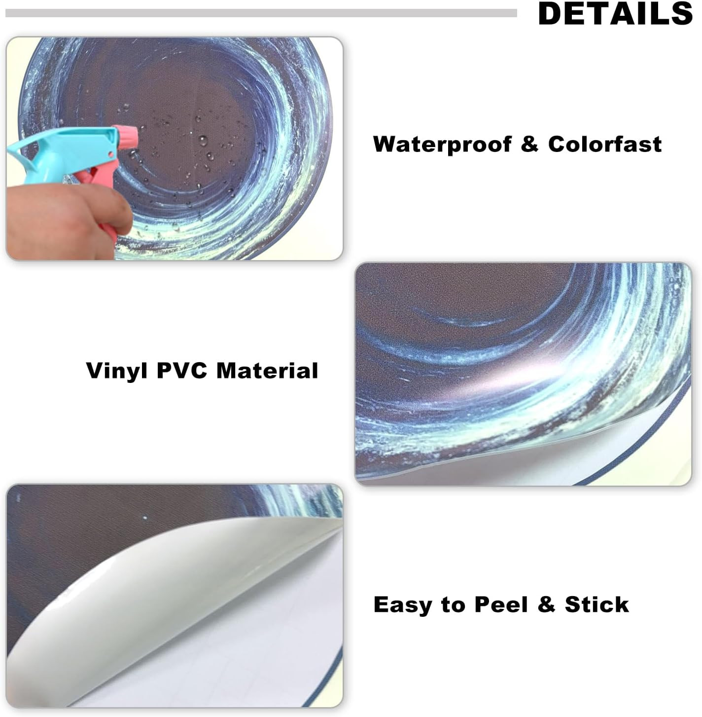 Glow in the Dark Star Space Wall Decals, 4 Sheets, Removable Peel and Stick Deco