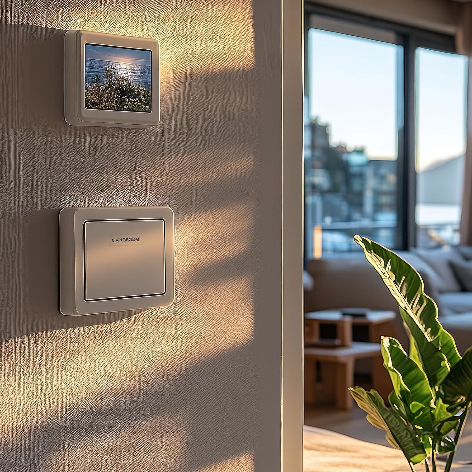 Transparent Light Switch Labels 620PCS, Waterproof Switch Stickers for Home Offi