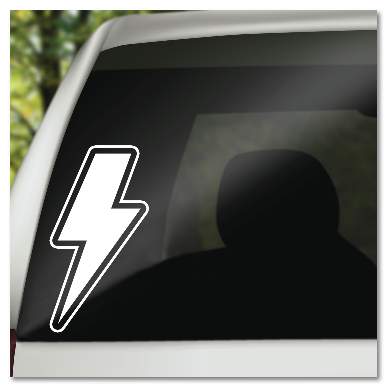 10" AC/DC Lightning Bolt Music Vinyl Decal Sticker
