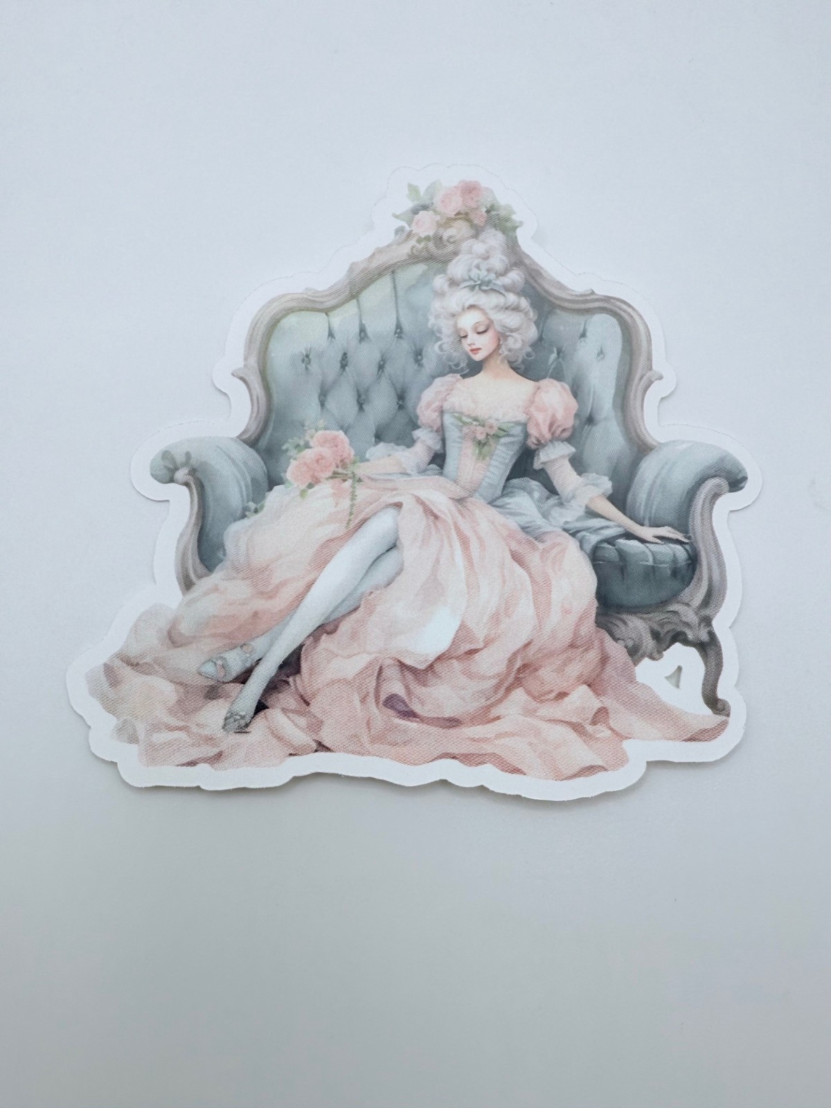 Brand New Gorgeous French Queen Marie Antoinette Sticker 3.5" by 3.5"