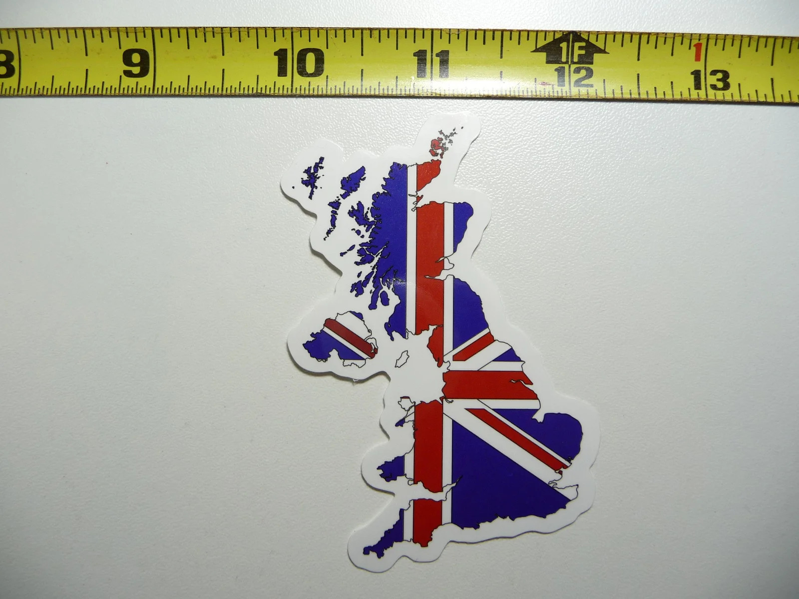 UK UNITED KINGDOM SMALL STICKER DECAL MAP FLAG COUNTRY OUTLINE SILHOUETTE LAPTOP