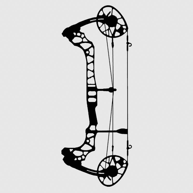 Archery Hunting Bow Decal Whitetail Deer Sticker for Mathews Triax