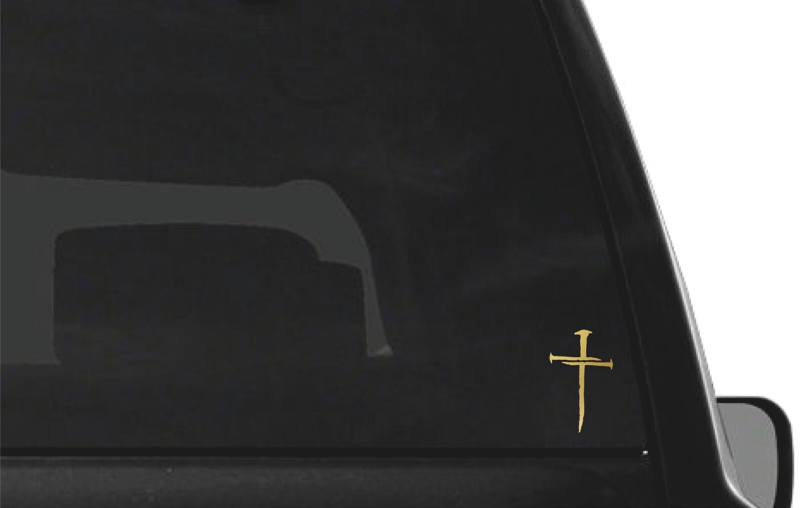 Nail cross Vinyl Decal Car Window Laptop Jesus Christ Christian Sticker