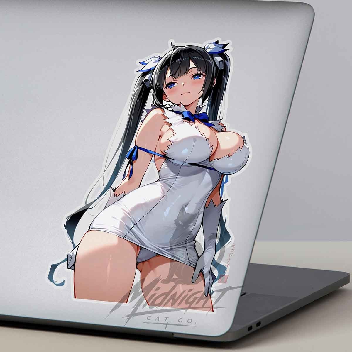 Hastia Waifu 6" Sticker Anime Manga Cute Laptop Skateboard Car Tool box