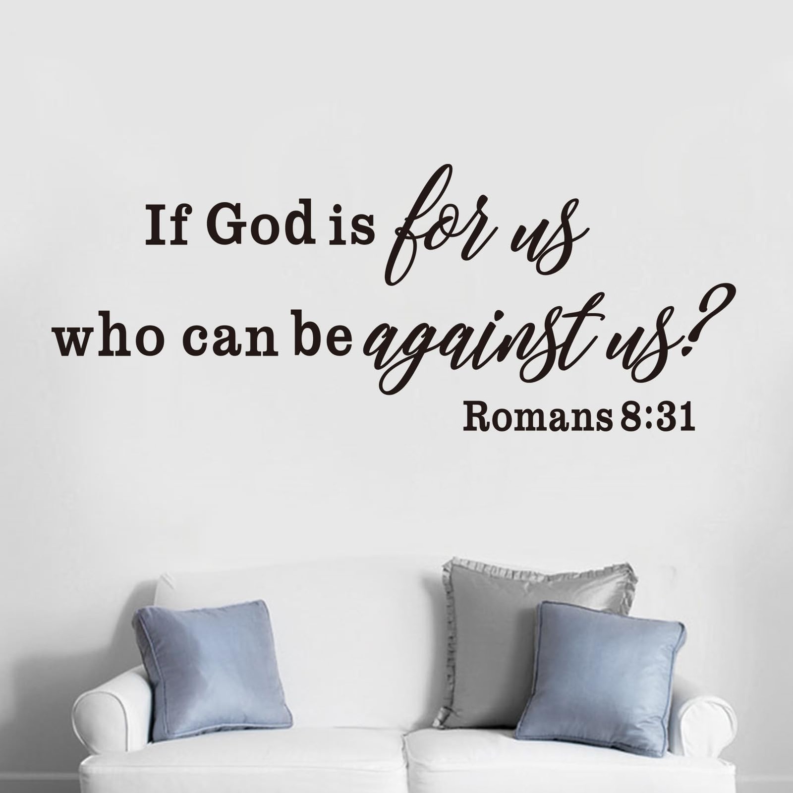 Bible Verse Wall Stickers for Bedroom: Christian Quotes Inspirational Living …