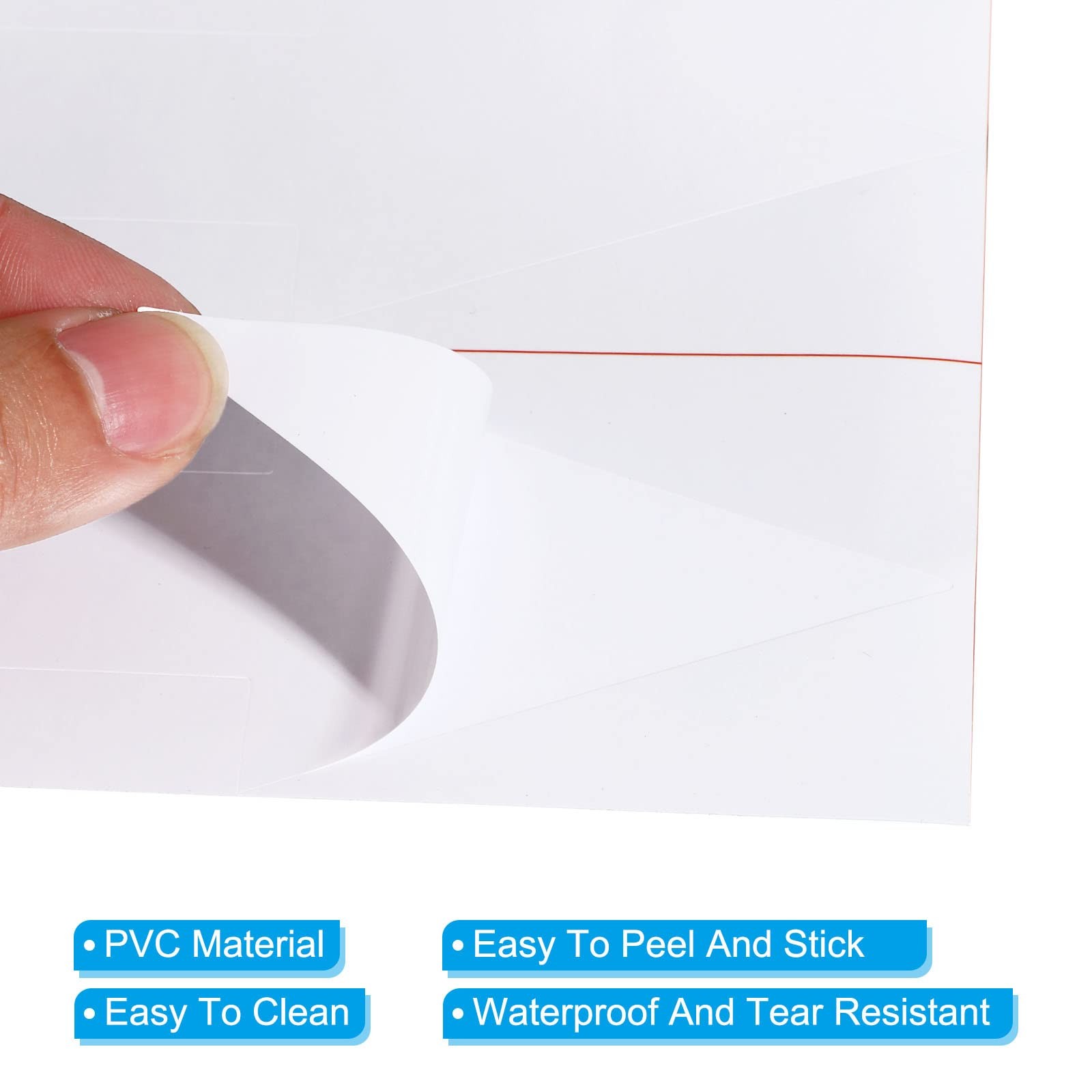 PATIKIL 8"x2" Arrow Sticker, 10 Pack PVC Removable Self Adhesive Waterproof F…