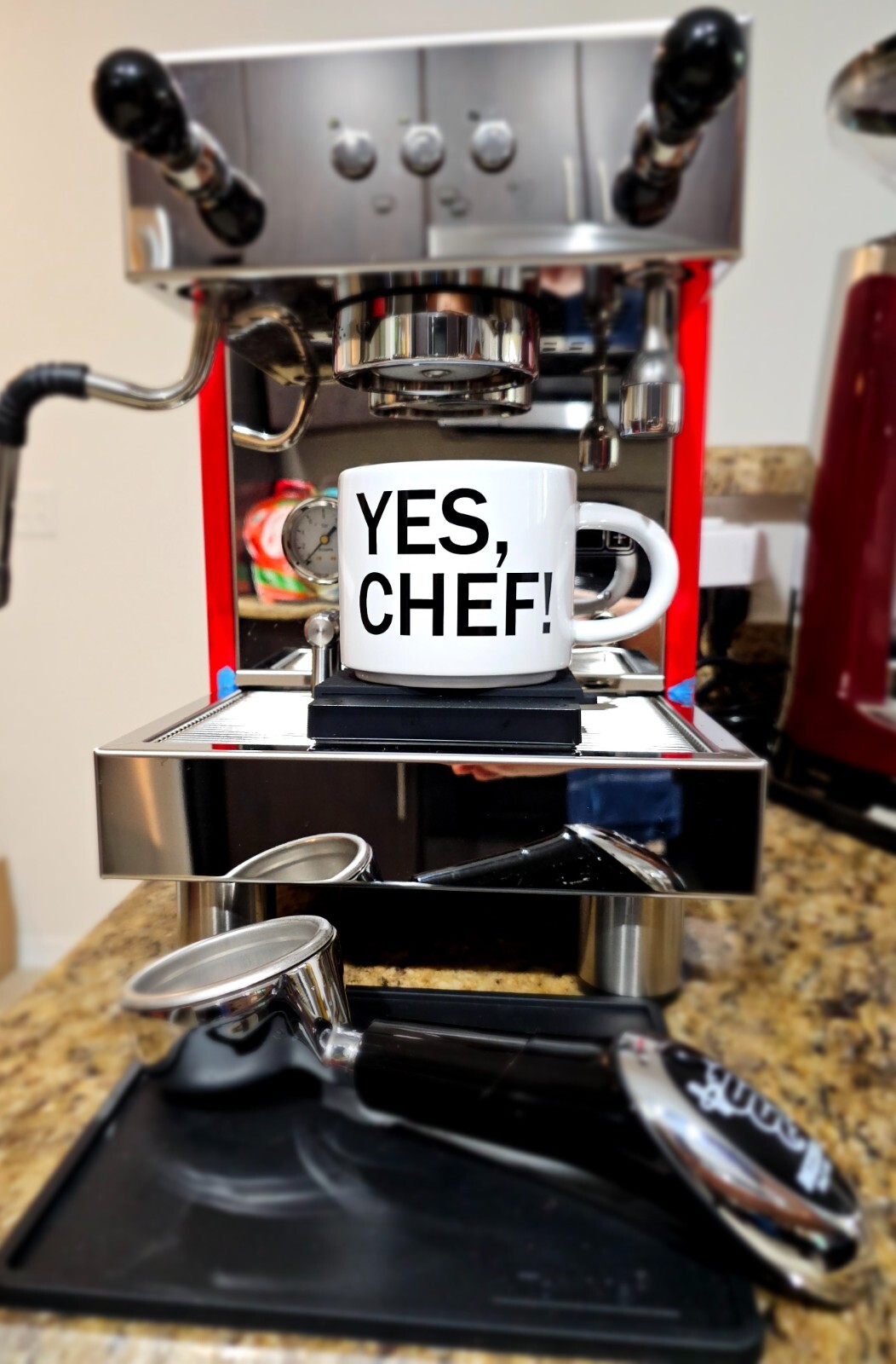 Yes Chef vinyl decal coffee mug tumbler Yeti tea cup laptop.