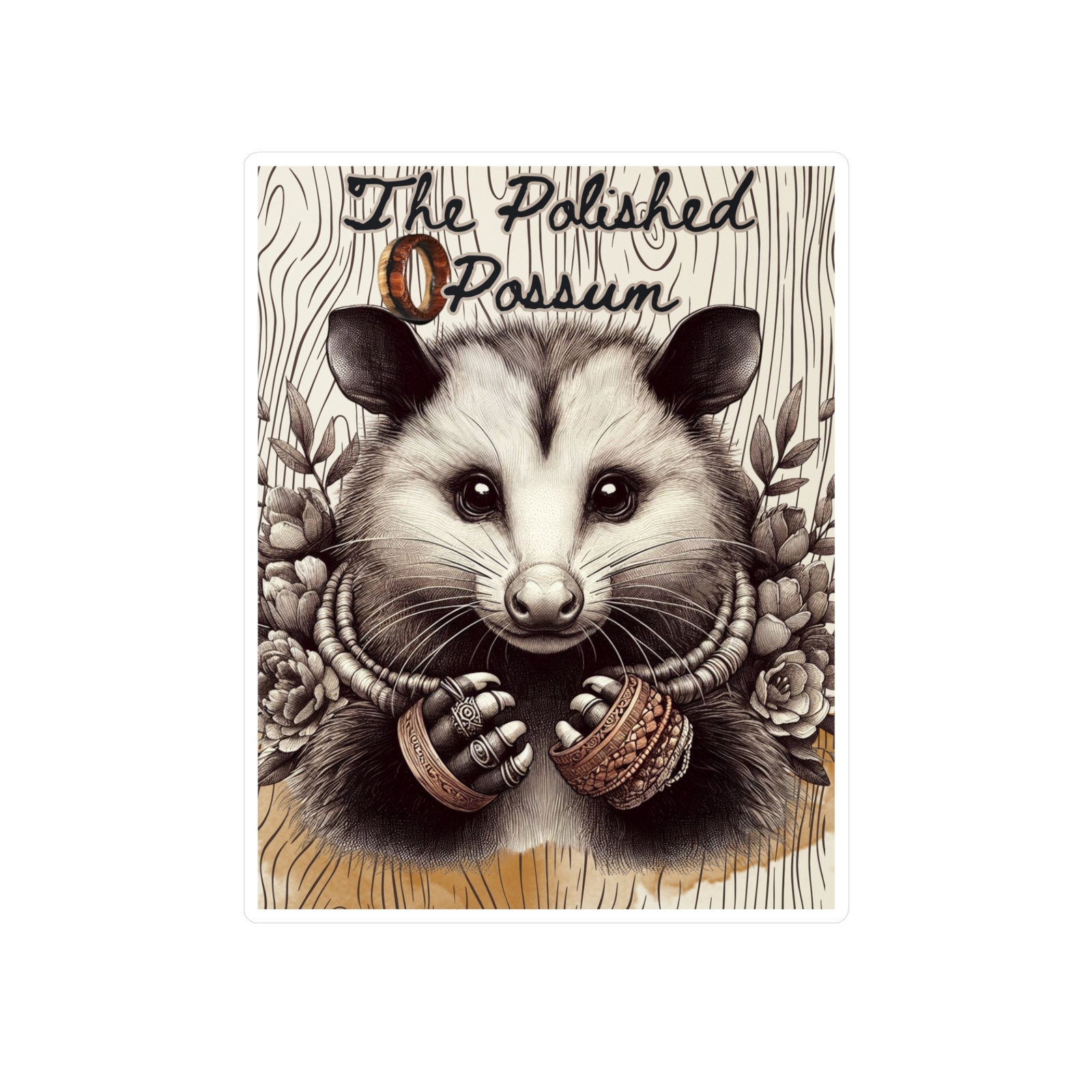 The Polished Opossum Decal