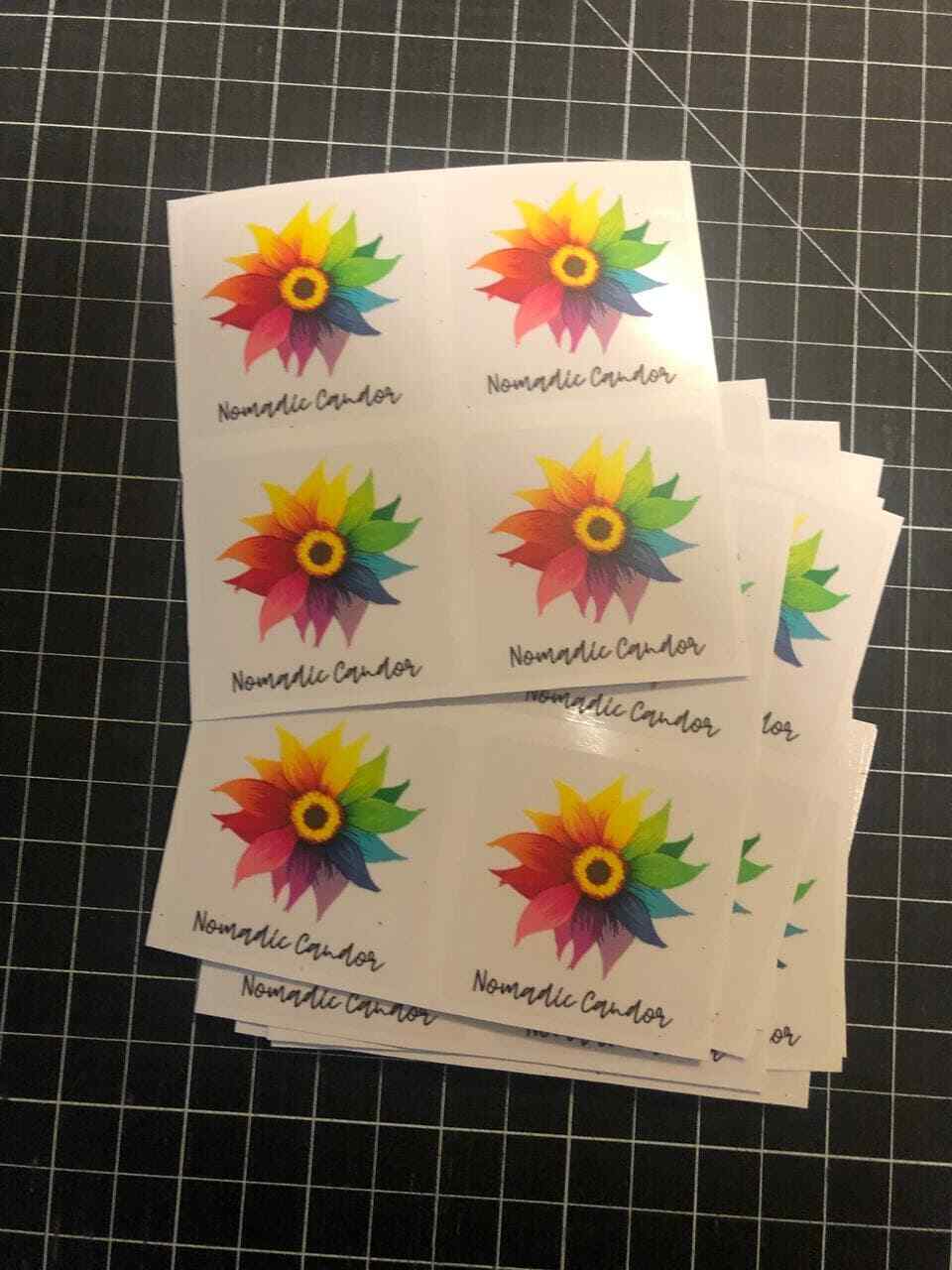 100 Custom Clear Stickers, Clear Labels transparent Stickers Bulk Print