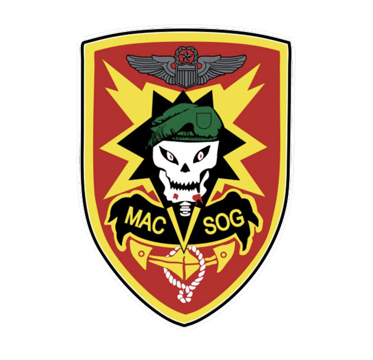 MAC V SOG Vinyl Sticker Decal MACVSOG Vietnam War Military Command Studies Group
