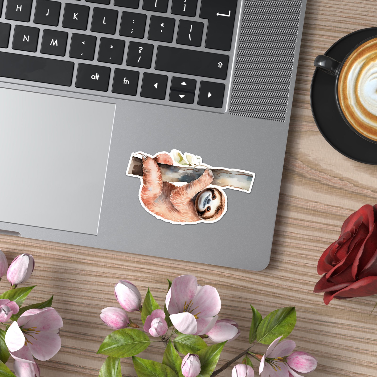 Jungle Sloth – Vinyl Decal Sticker – Car Window Laptop – ebn9135
