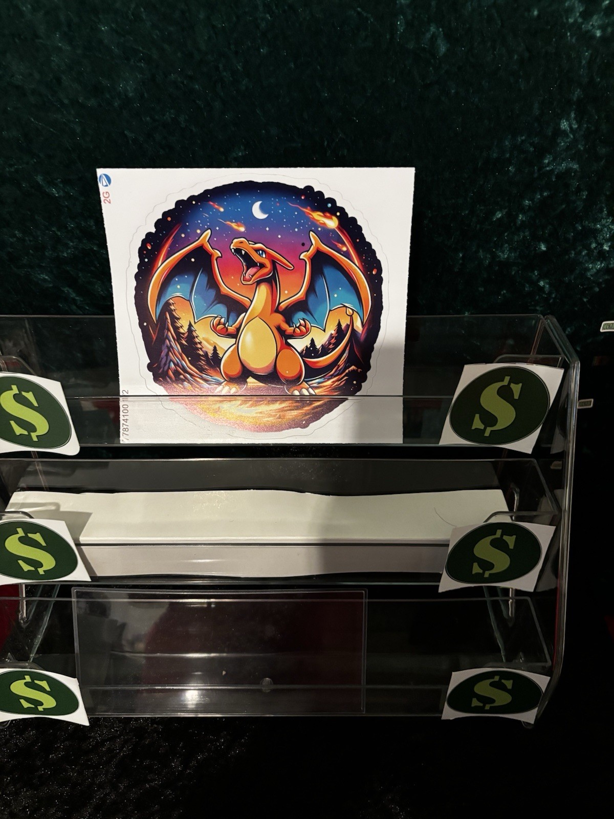 Dragon Sticker Decal Vinyl Multicolor Fantasy Round 5.5 in.