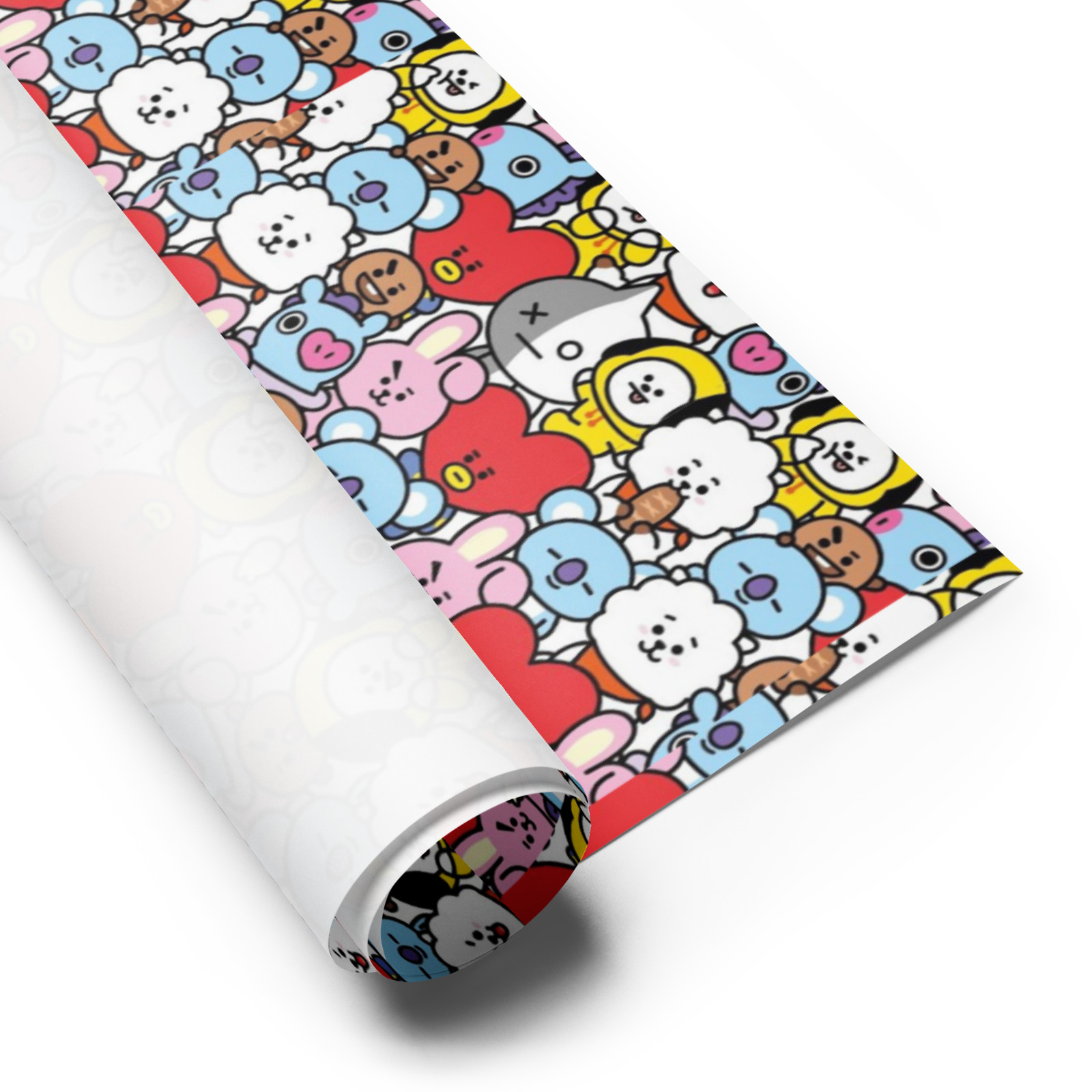 Printed Vinyl, BTS KPOP Group Patterned HTV & Adhesive Vinyl Sticker Decal