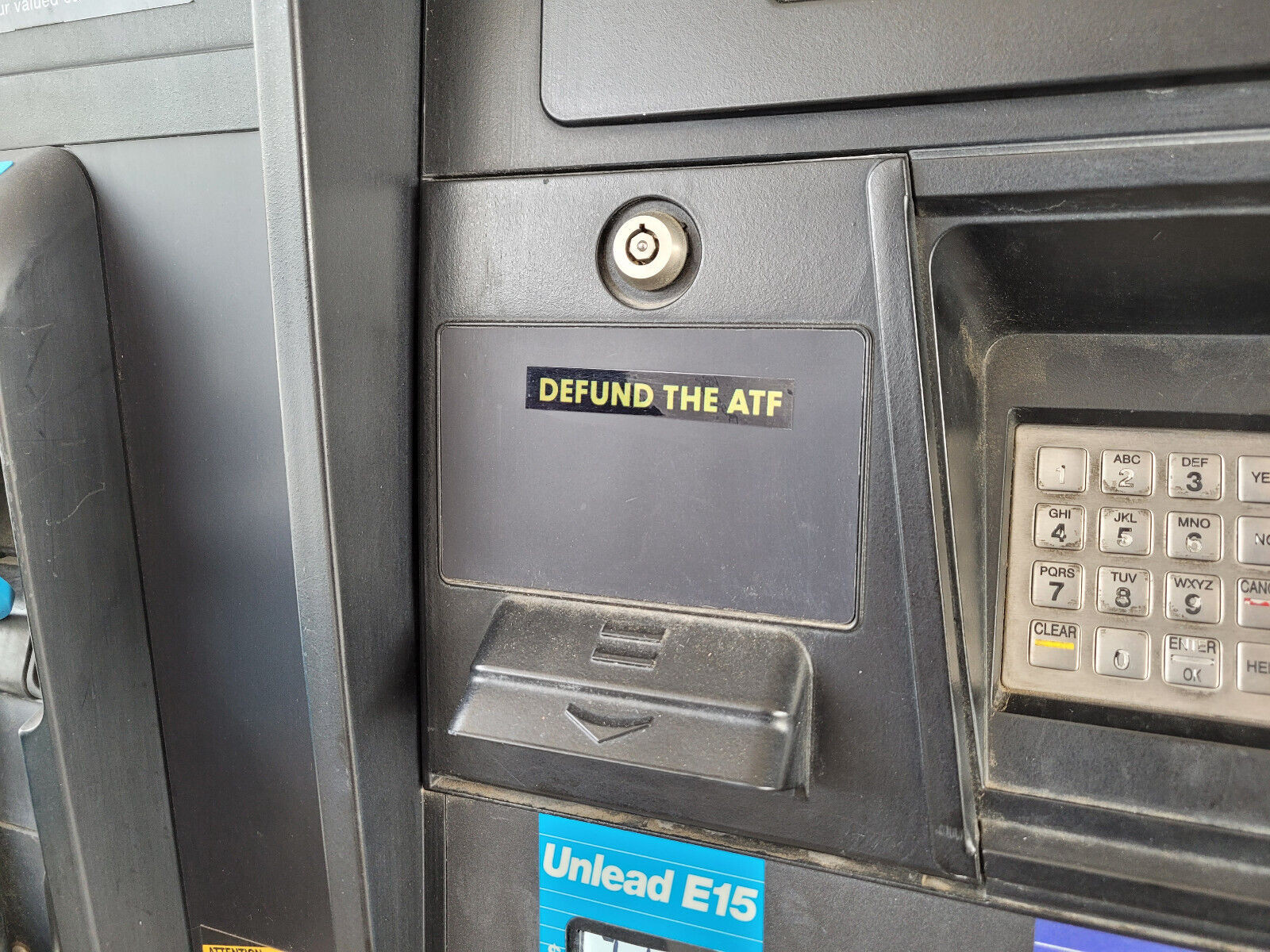 DEFUND THE ATF stickers for laptops, gas pumps, tool boxes, sticker bombing