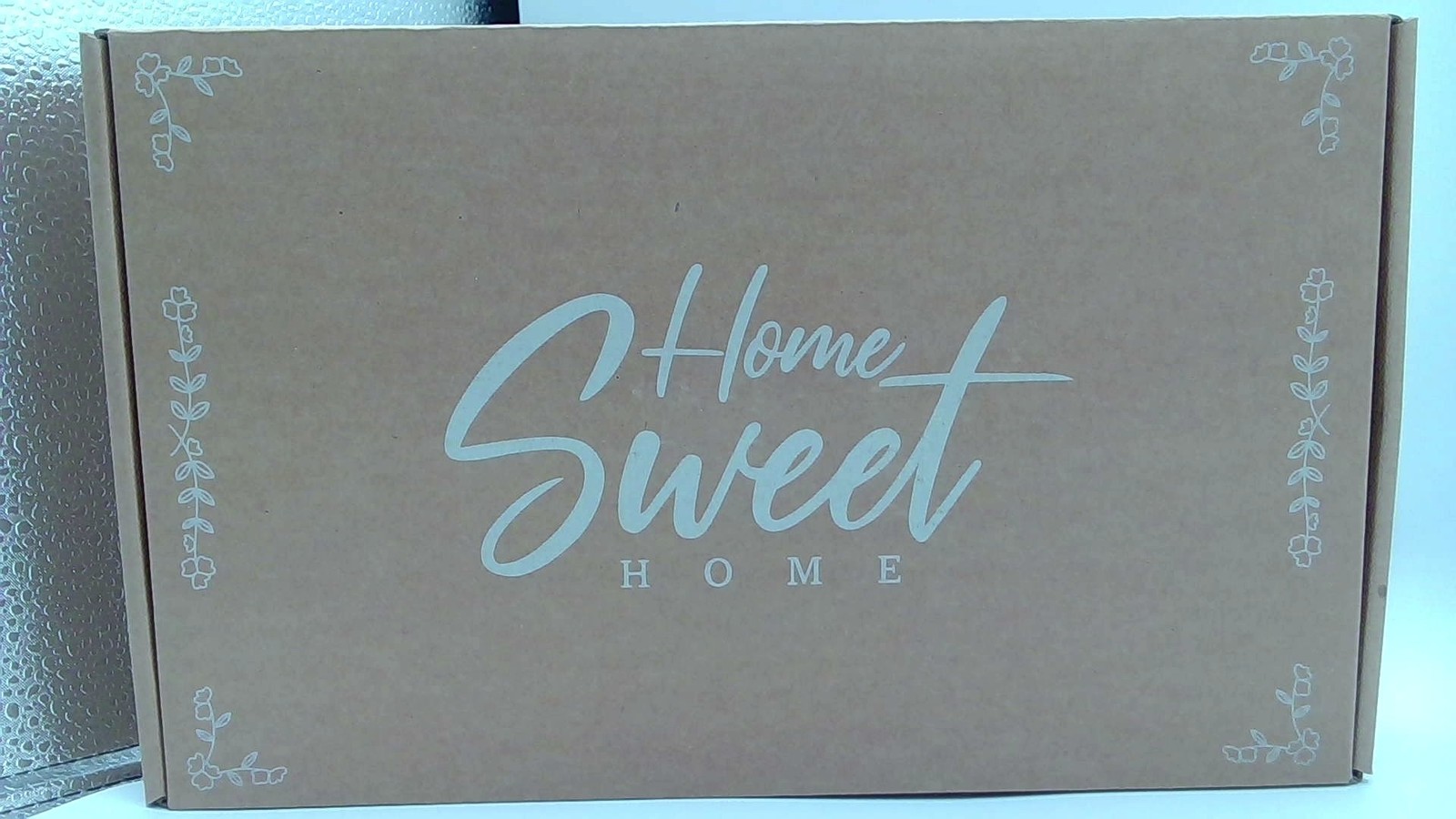 HOME SWEET HOME Vinyl Lettering Entry Way Wall Decal Sticker Home Decor Brown