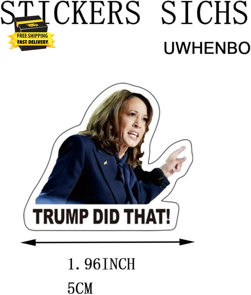200 Pcs I Did That Trump Stickers, anti Elon Sticker anti Trump Stickers, anti T