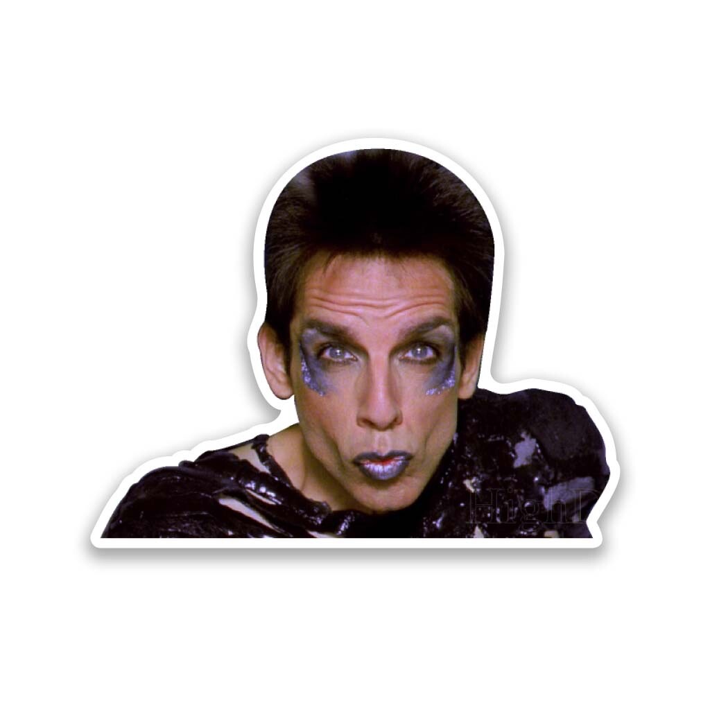Zoolander Magnum Vinyl Sticker 3.5" Wide – Includes Two Stickers