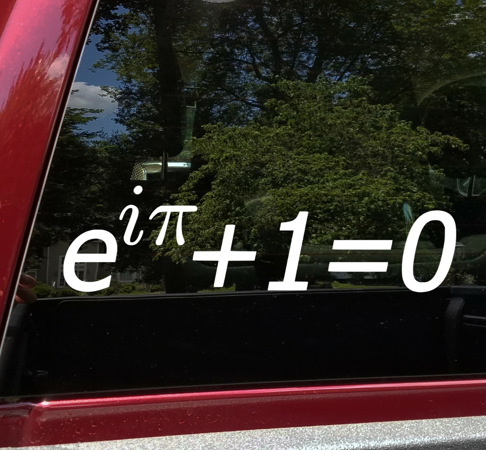 Euler's Identity Formula Vinyl Decal | Mathematic Equation | Die Cut Sticker