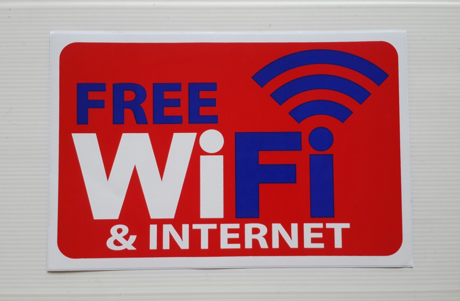 FREE WiFi Internet Wireless Cafe Bar Restaurant Decal Stickers Waterproof
