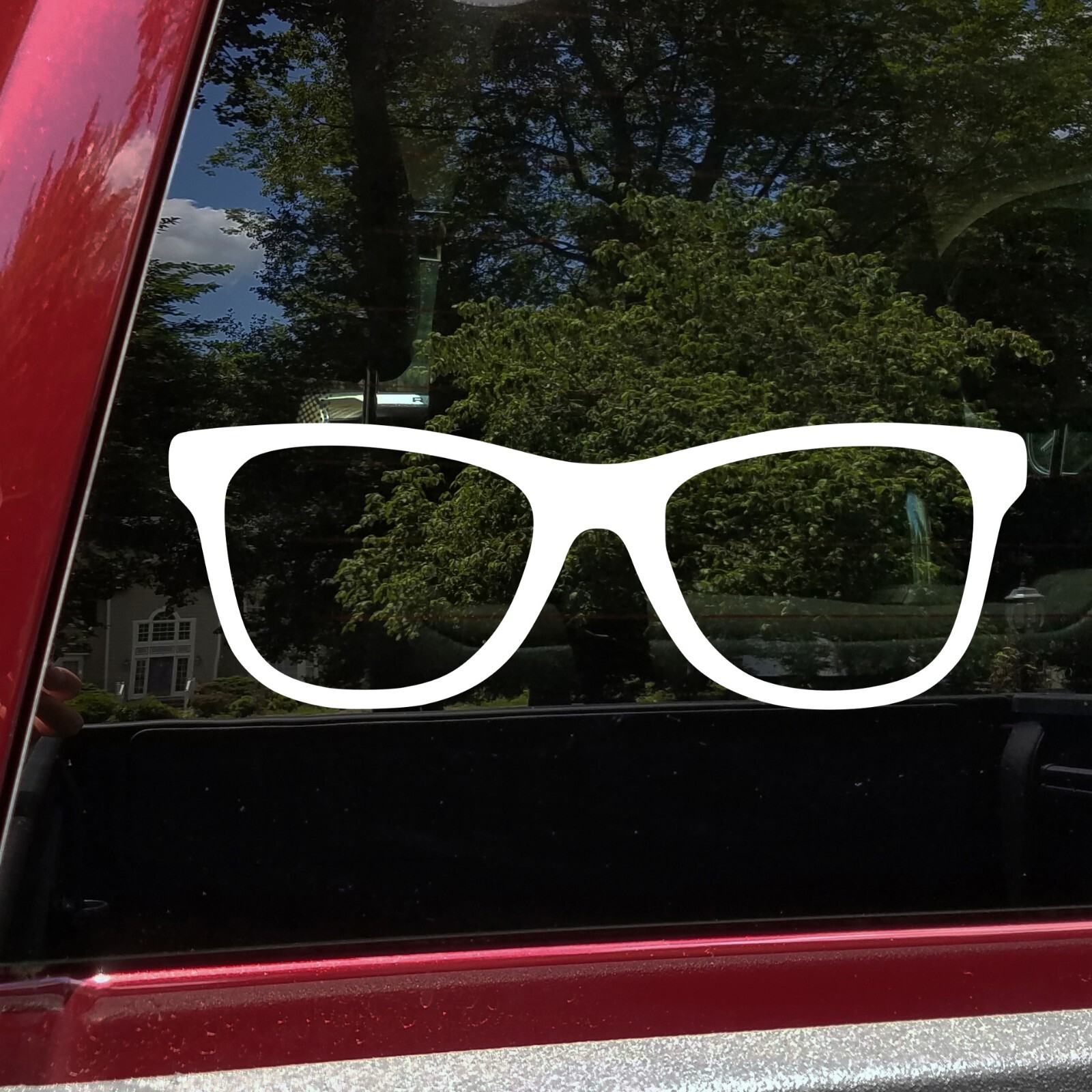 Glasses Horn Rimmed Vinyl Decal | Sunglasses Eyeglasses Retro Fashion Hipster