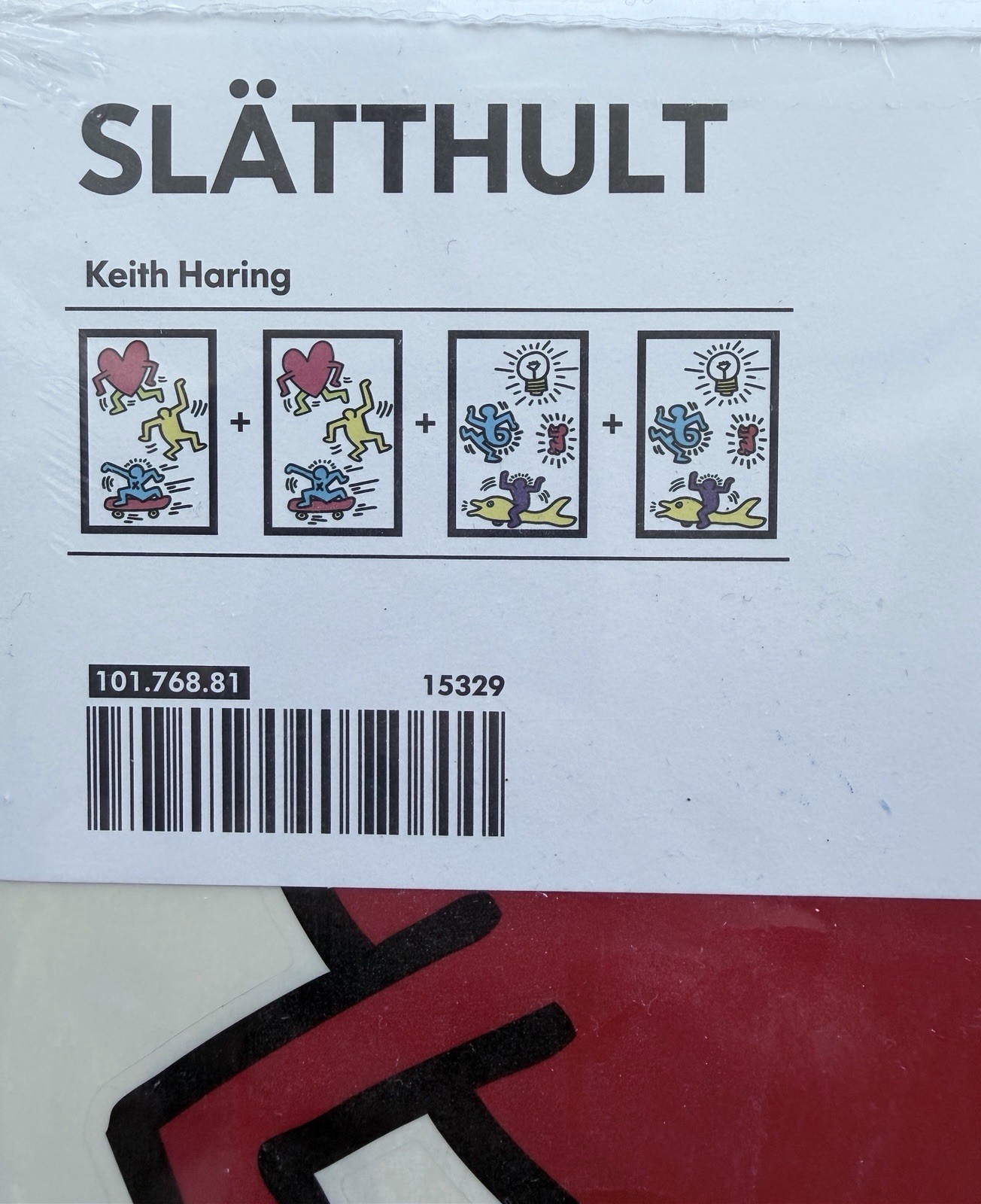 IKEA Keith Haring Slatthult Stickers Decals Wall Art 2010