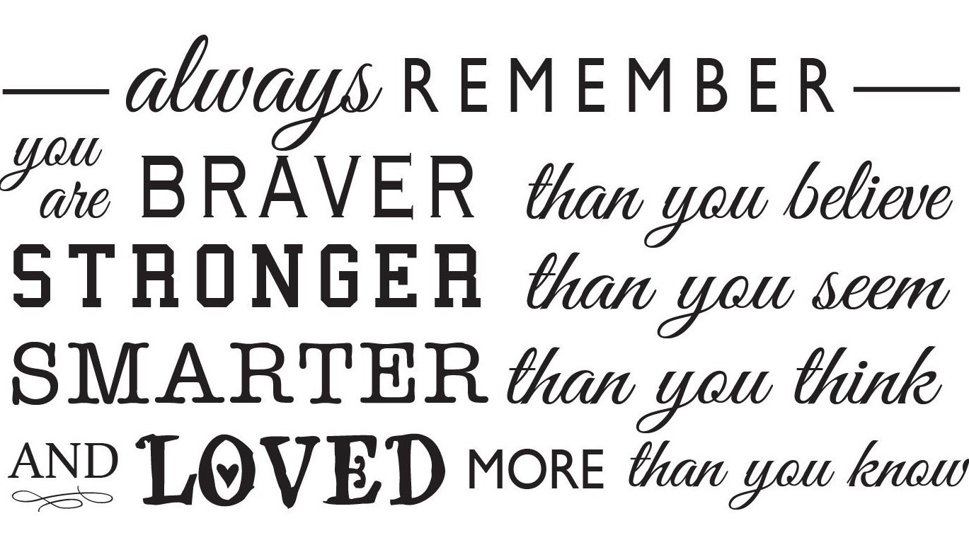 ALWAYS REMEMBER YOU ARE Vinyl Wall Art Decal Decor Lettering Words Quote 36"